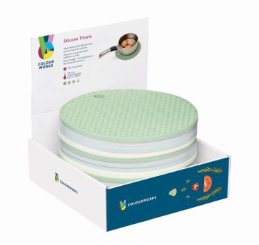 COLOURWORKS CLASSIC SLICONE ROUND TRIVETS