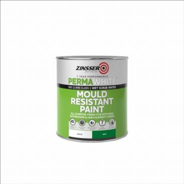 ZINSSER PERMAWHITE MOULD-RESISTANT PAINT 1L MATT