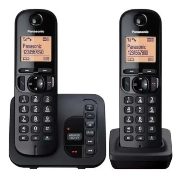 Panasonic – Nuisance Control Docked Telephone -Twin