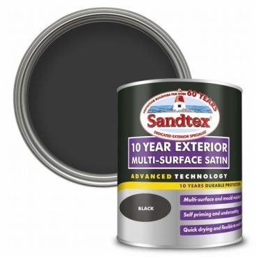 SANDTEX 10YR SATIN M/S BLACK 750ML
