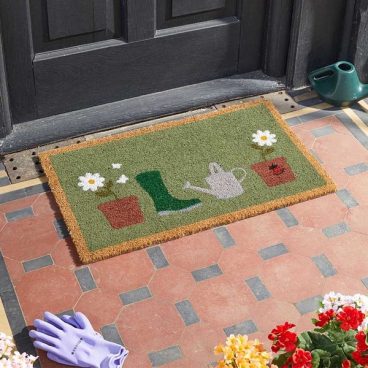 DOORMAT FLOWER POTS 75X45CM