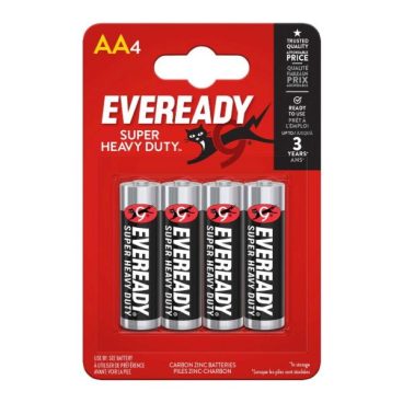 Eveready – AA Battery Zinc – 4 Pack