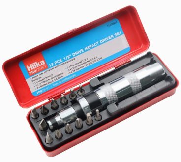 IMPACT SCREW DRIVER SET 1/2IN HILKA