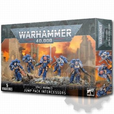 WARHAMMER 40K SPACE MARINES JUMP PACK INTERCESSORS