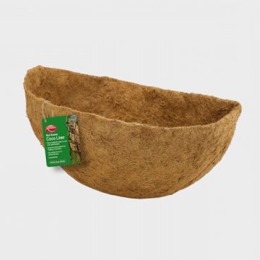 HANGING BASKET LINER COCO FIBRE HALF 14IN
