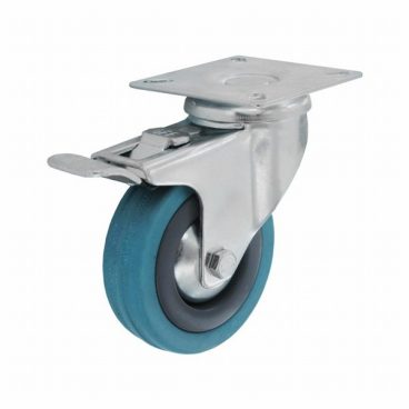 CASTOR SWIVEL WHEEL WITH BRAKE 75MM