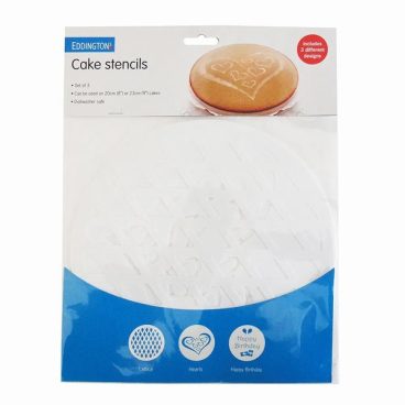 CAKE STENCILS ALL PURPOSE 3PACK