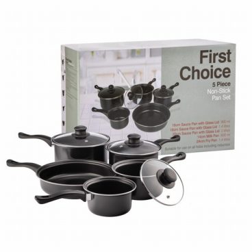 PENDEFORD VALUE COLLECTION NO STICK SAUCE PAN SET 5PC