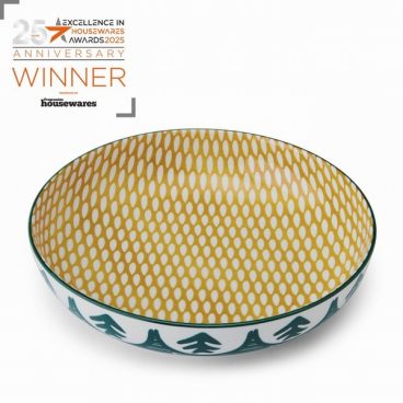 MIKASA PASTA BOWL GREEN LEAF