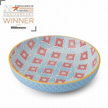 MIKASA PASTA BOWL BLUE MOSAIC