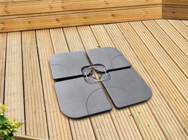 PARASOL BASE CORNER OVERHANGING 15L PLASTIC