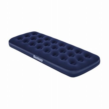 AIRBED SINGLE DELUXE FLOCK