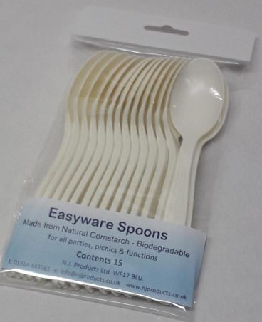 CORNSTARTCH DESSERT SPOONS PK15