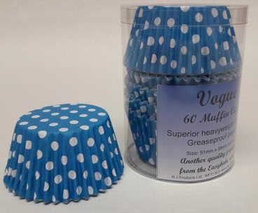 MUFFIN CASE POLKA DOTS PK100