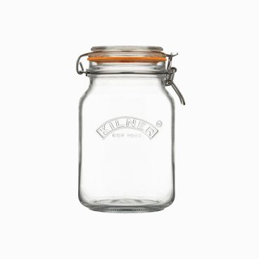 Kilner – Clip Top Preserving Jar Square – 1.5L (4 FOR £20)