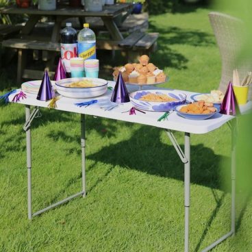 120CM (4FT) HEIGHT ADJUSTABLE FOLDING TRESTLE TABLE