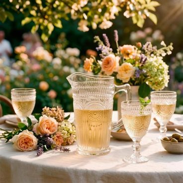 AMORE RIBBED WINE GLASS 310ML