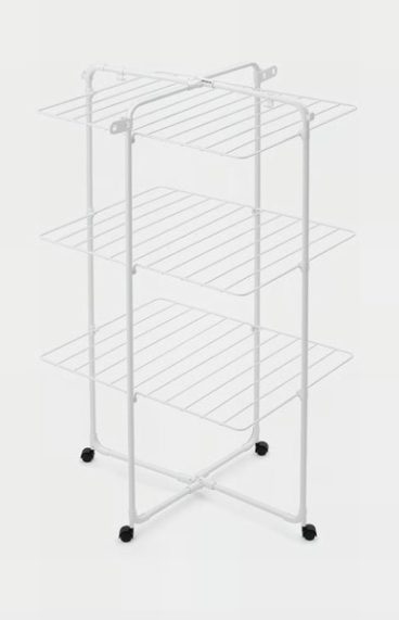 HANGON TOWER DRYING RACK 23M WHITE BRABANTIA