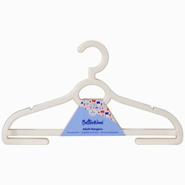 COATHANGERS WHITE BETTERWARE PK4