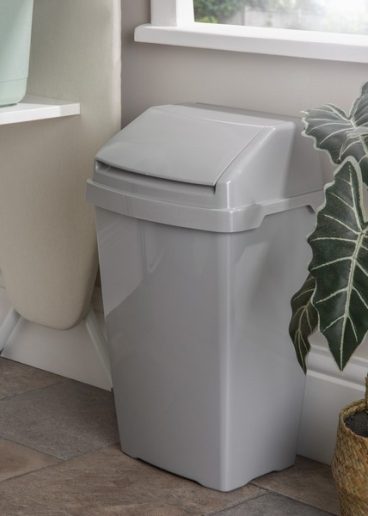Wham – Lift Top Bin 25L – Grey