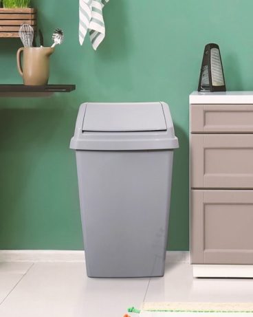 Wham – Lift Top Bin 50L – Grey