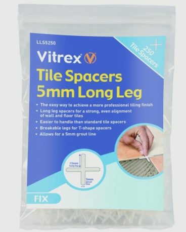 TILE SPACER LONG LEG 5MM PK250