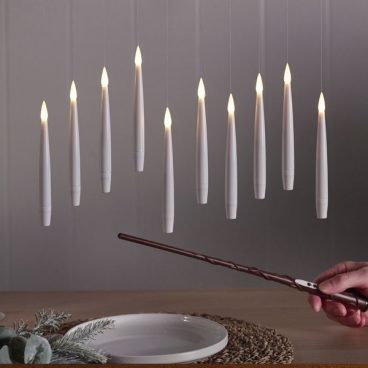 10pc LED Floating Candles with Wand