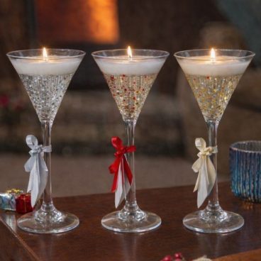 Sante! Martini Candle – Gold