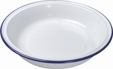 ENAMEL PIE DISH ROUND 24CM