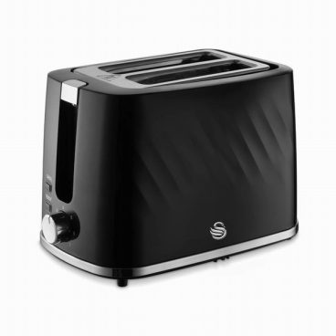 TOASTER SWAN WINDSOR BLACK 2 SLICE