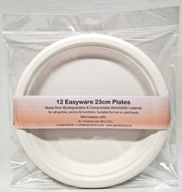 PAPER PLATE 23CM PK20