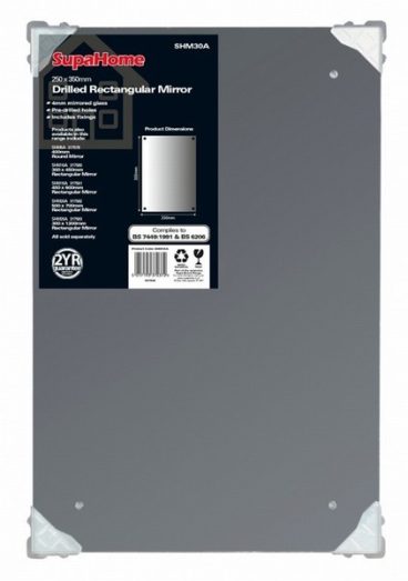 MIRROR RECTANGULAR DRILLED