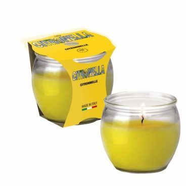 CITRONELLA CANDLE GLASS JAR