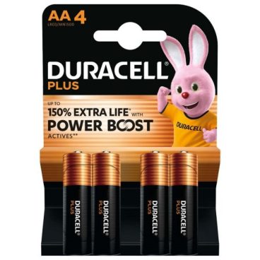 Duracell – Plus AA Battery – 4 Pack