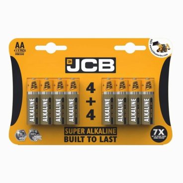 JCB – AA Alkaline Battery – 8Pack