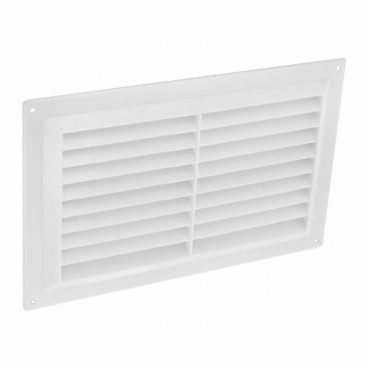 VENT LOUVRE WHITE 9X6