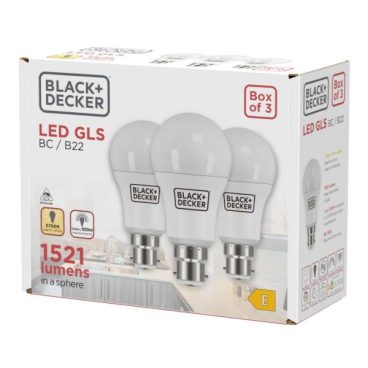 BULB LED GLS 12.6W (100W) BC OPAL WARM B&D