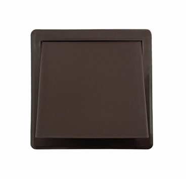WALL OUTLET COWLED BROWN
