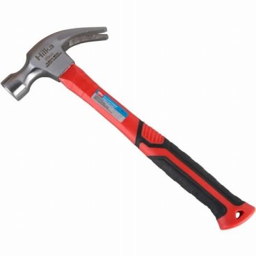 HILKA 20OZ CLAW HAMMER FIBRE GLASS SHAFT