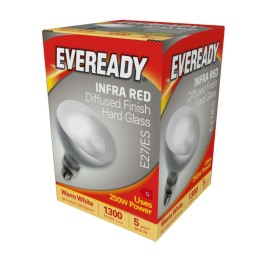 EVEREADY INFRA RED HEAT BULB E27 250W