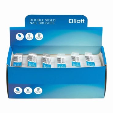 Elliott – Nail Brush Plastic Double Sided