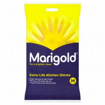 RUBBER GLOVE MARIGOLD EXTRA LIFE MEDIUM*