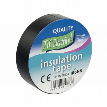 PVC TAPE 20M BLACK