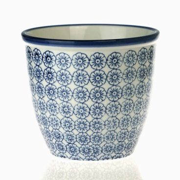 Nicola Spring Patterned Garden Plant Pot – Blue Flower