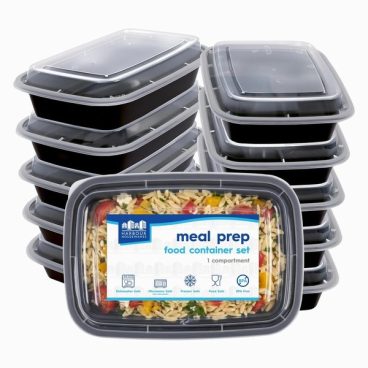 MEAL PREP RECTANGLE REUSABLE 1120ML PK10
