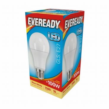 Eveready – GLS Opal Bulb Warm White – 100W ES