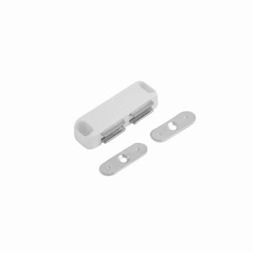 (x1)WHITE DBL MAGNETIC CATCH