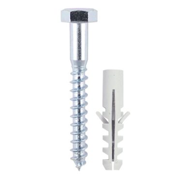 COACH SCREW & PLUG M6x80 PK2