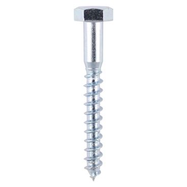 COACH SCREW ZINC M12x75 PK2