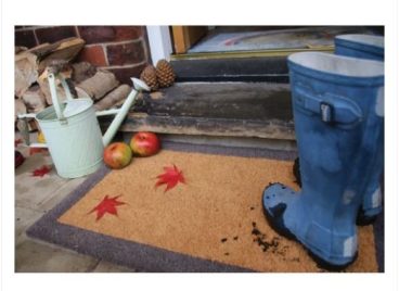 MY MAT PRINTED COIR BORDER RUNNER 55X125CM